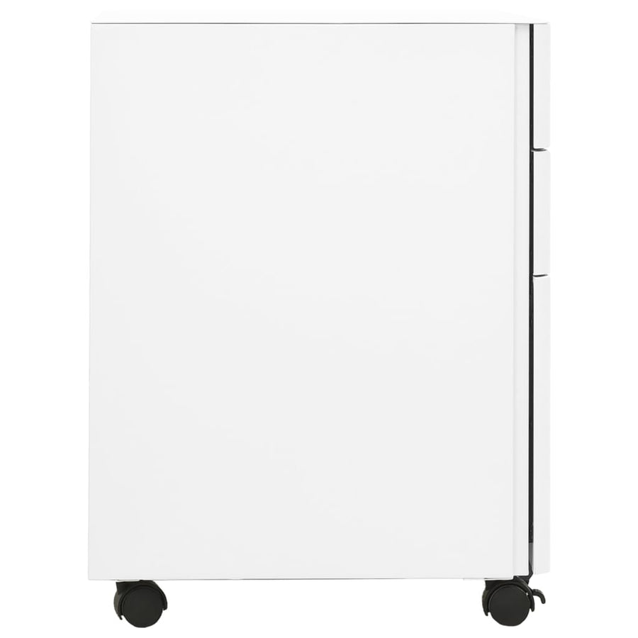 Ladeblok Verrijdbaar 39X45X59 Cm Staal Wit