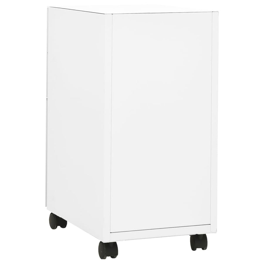 Ladeblok Verrijdbaar 39X45X59 Cm Staal Wit