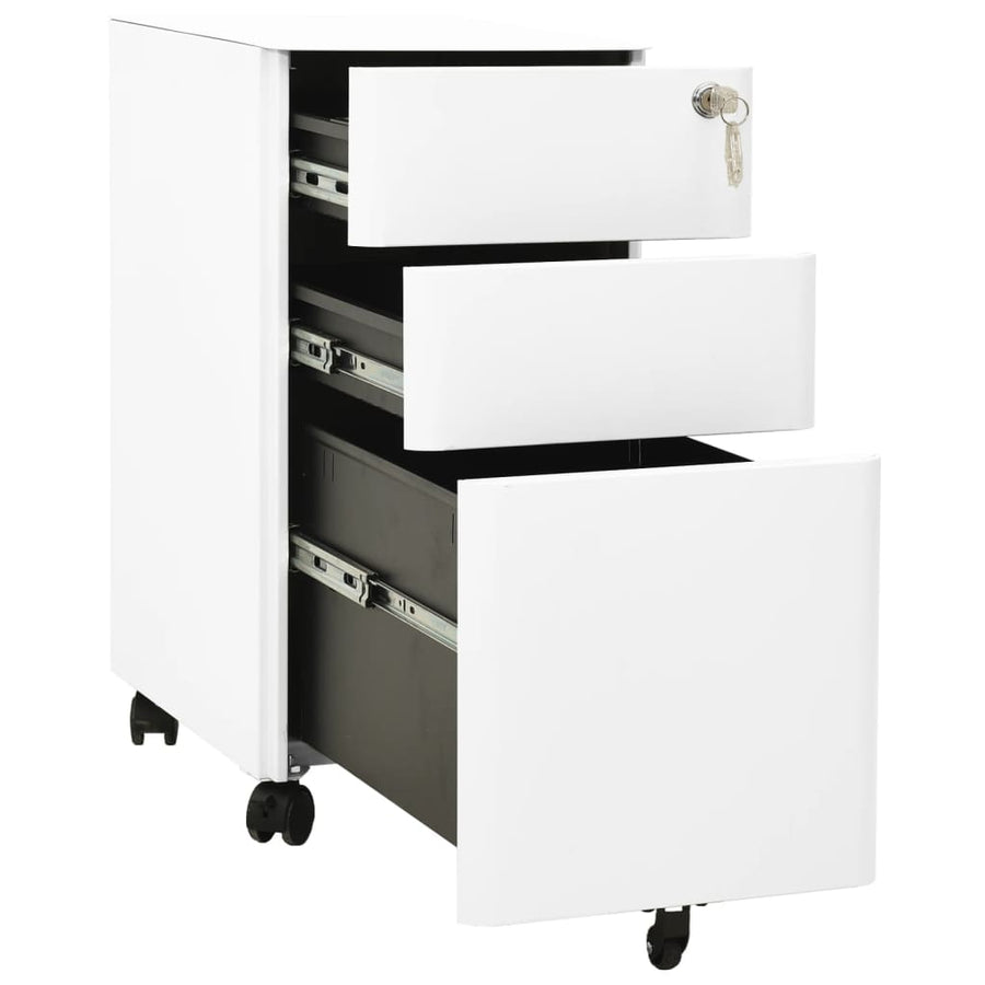 Ladeblok Verrijdbaar 39X45X59 Cm Staal Wit