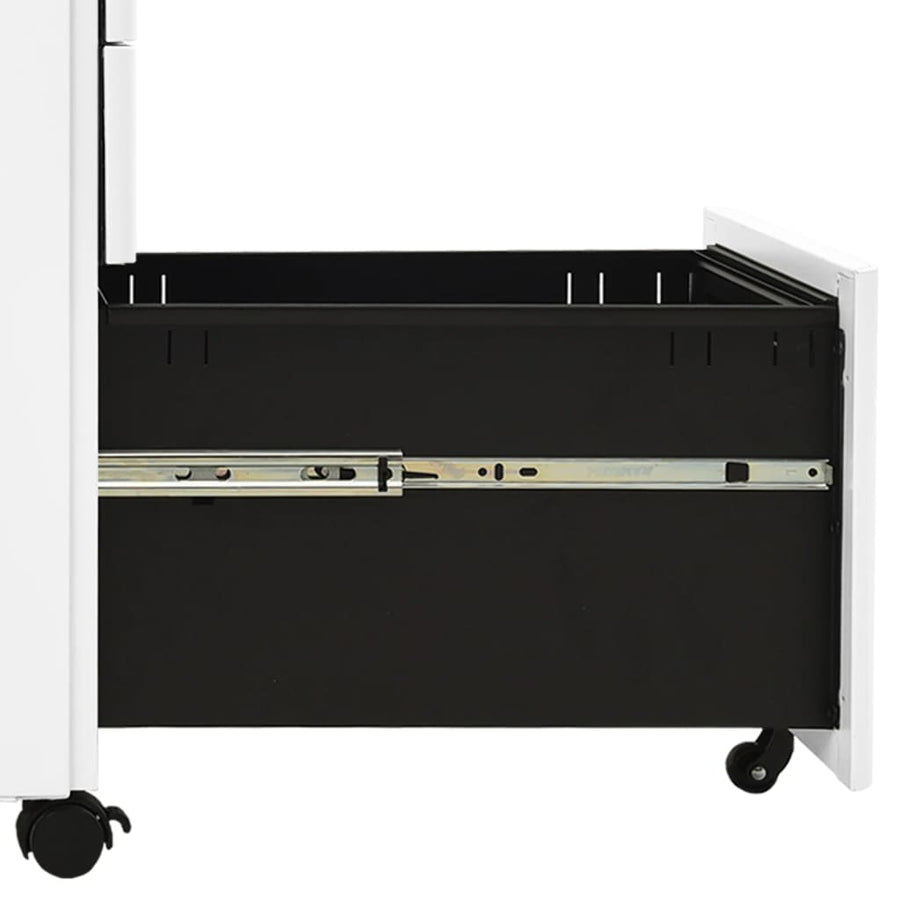 Ladeblok Verrijdbaar 39X45X59 Cm Staal Wit