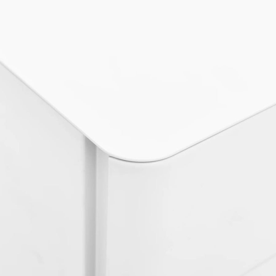 Ladeblok Verrijdbaar 39X45X59 Cm Staal Wit