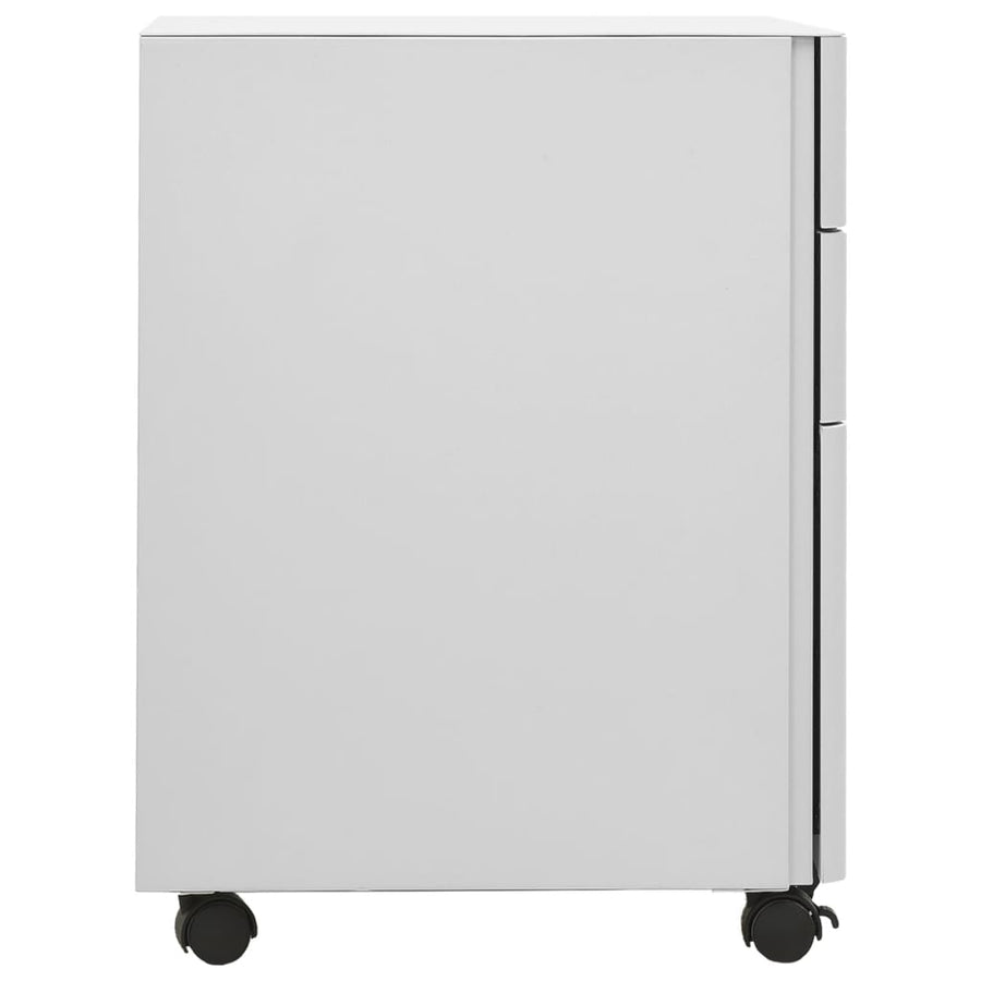 Ladeblok Verrijdbaar 30X45X59 Cm Staal Lichtgrijs