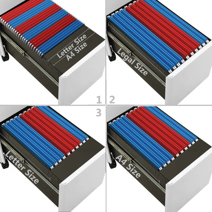 Ladeblok Verrijdbaar 30X45X59 Cm Staal Lichtgrijs