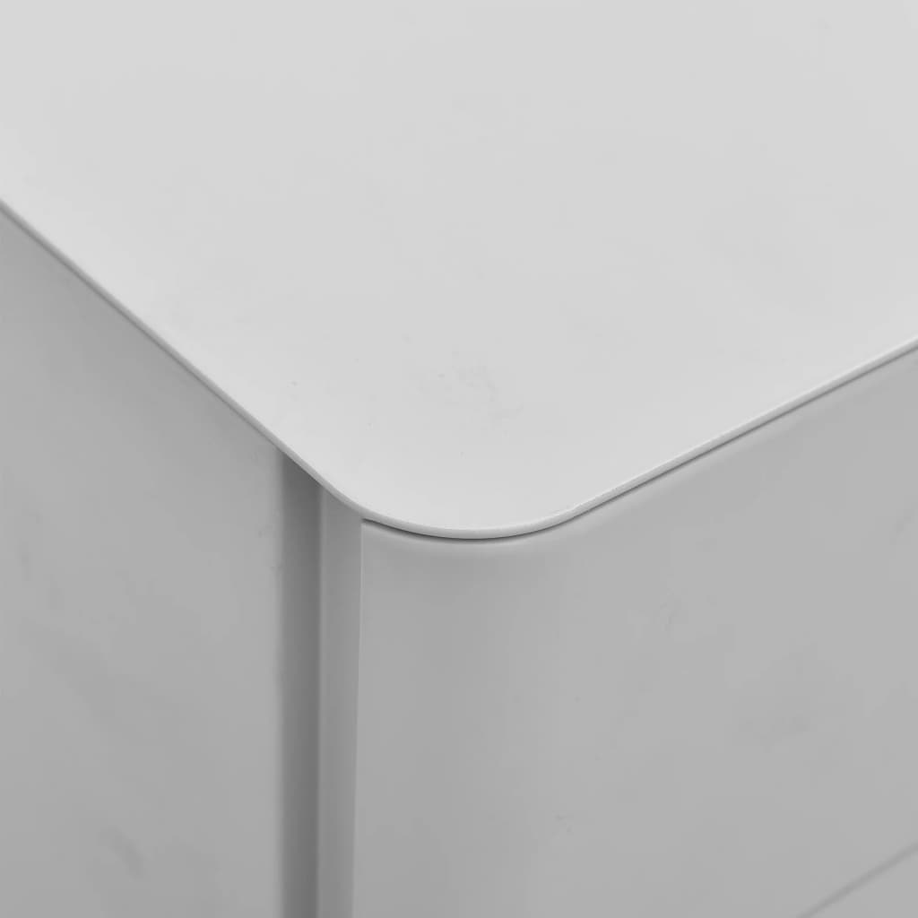 Ladeblok Verrijdbaar 30X45X59 Cm Staal Lichtgrijs