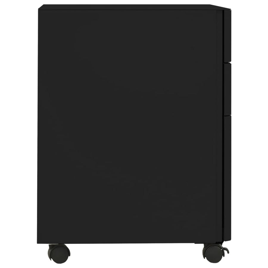 Ladeblok Verrijdbaar 30X45X59 Cm Staal Zwart