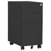 Ladeblok verrijdbaar 30x45x59 cm staal antraciet