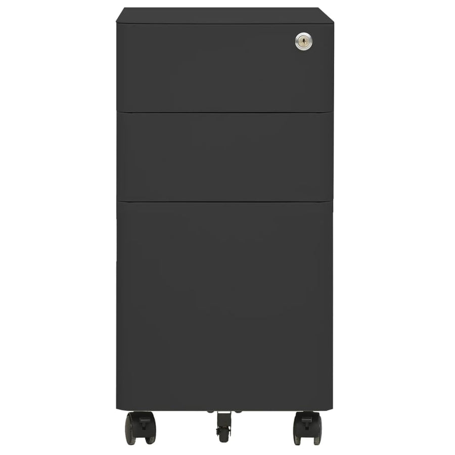 Ladeblok Verrijdbaar 30X45X59 Cm Staal Kleurig Antraciet