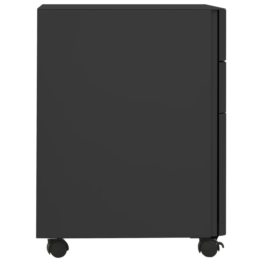 Ladeblok Verrijdbaar 30X45X59 Cm Staal Kleurig Antraciet