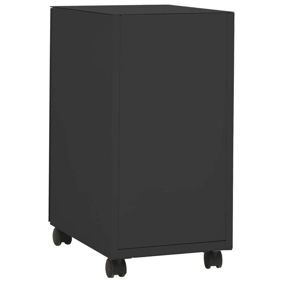 Ladeblok Verrijdbaar 30X45X59 Cm Staal Kleurig Antraciet