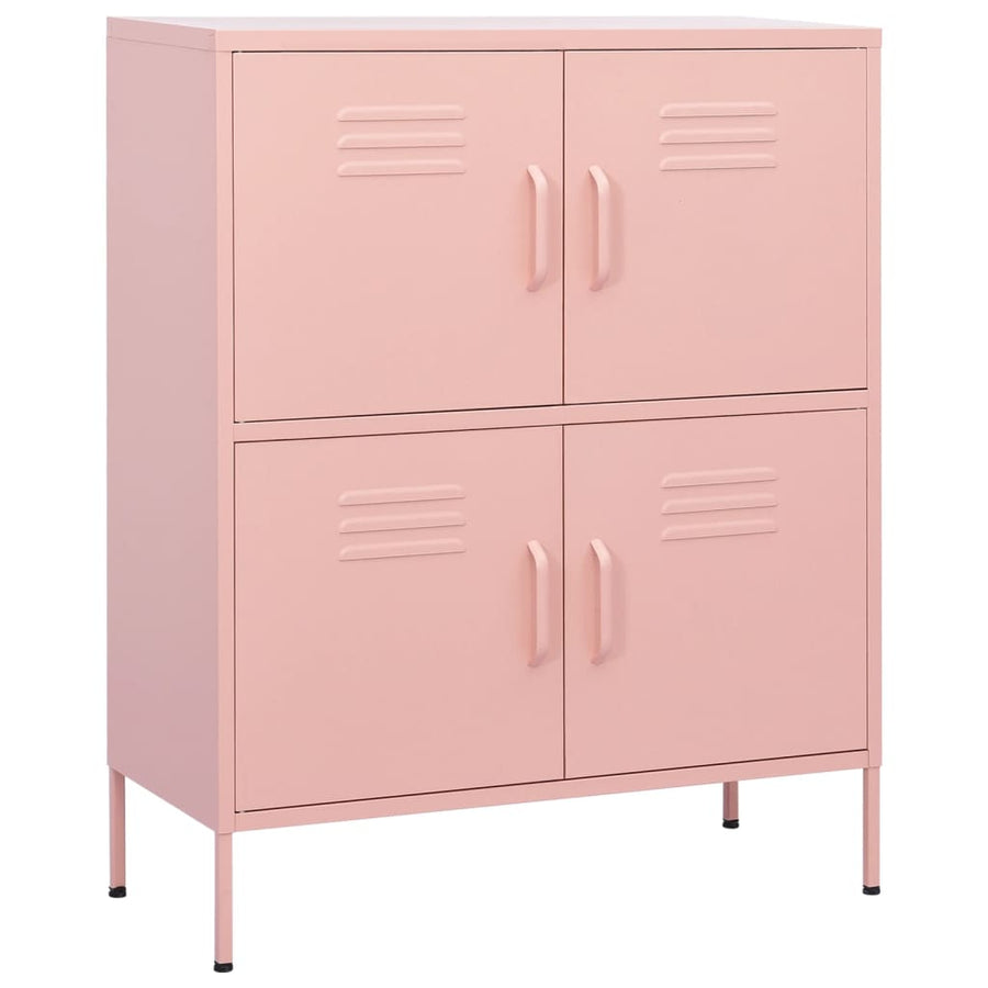 Opbergkast 80X35X0,5 Cm Staal Roze