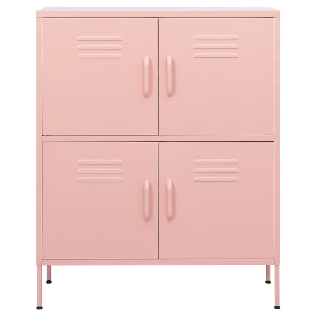 Opbergkast 80X35X0,5 Cm Staal Roze