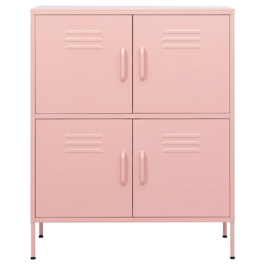 Opbergkast 80X35X0,5 Cm Staal Roze