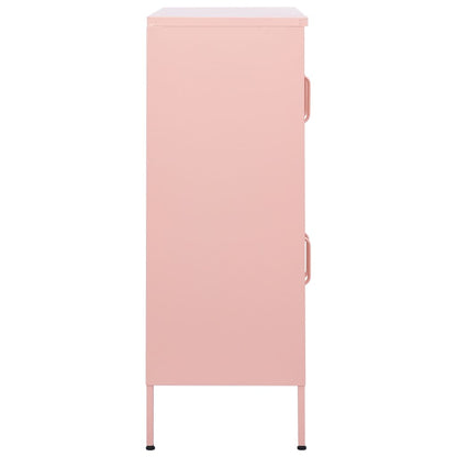 Opbergkast 80X35X0,5 Cm Staal Roze