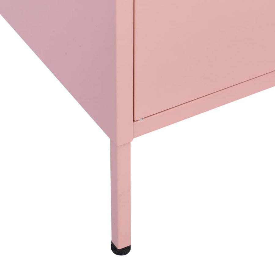Opbergkast 80X35X0,5 Cm Staal Roze