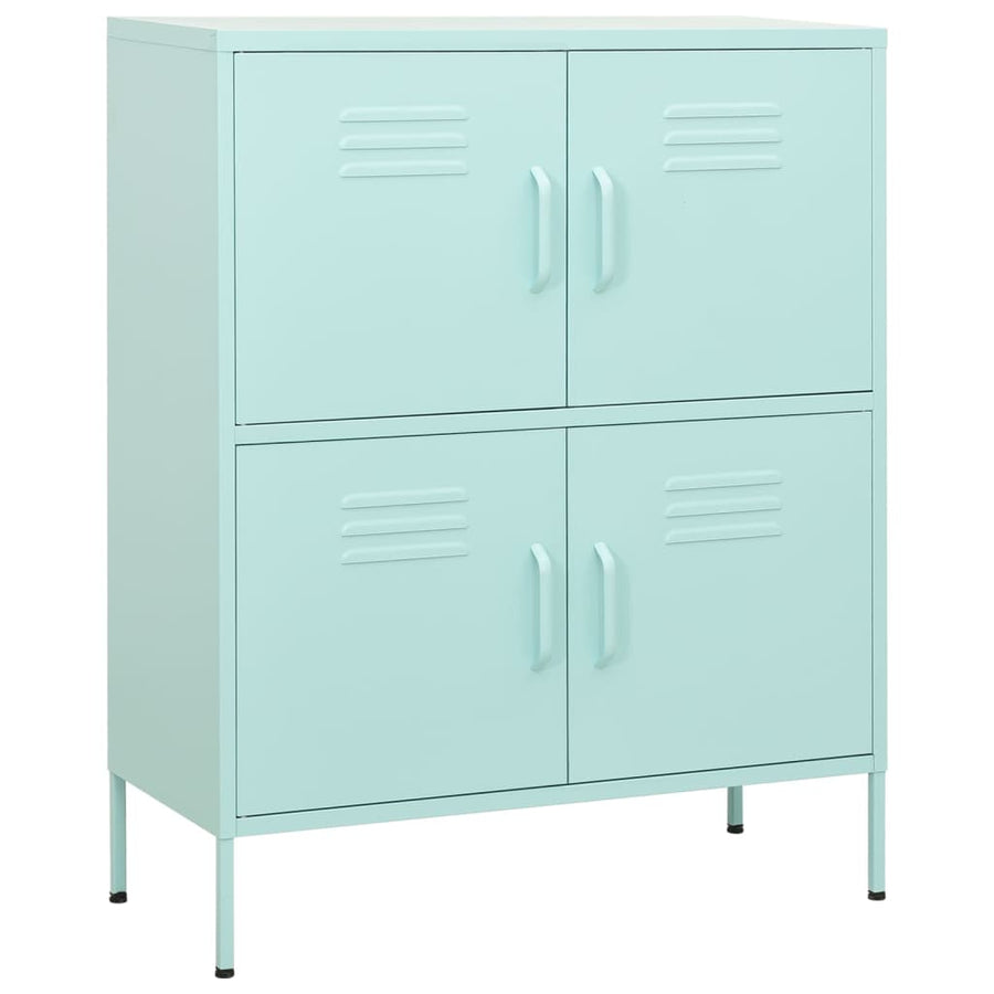 Opbergkast 80x35x101,5 cm staal mint Mintgroen