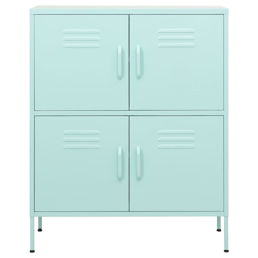 Opbergkast 80x35x101,5 cm staal mint Mintgroen