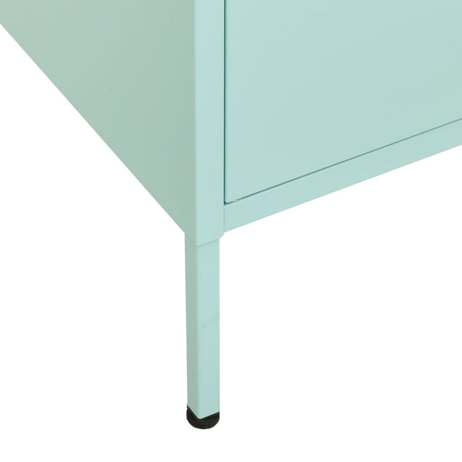 Opbergkast 80x35x101,5 cm staal mint Mintgroen