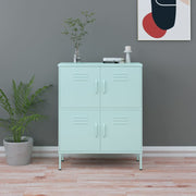 Storage cabinet 80x35x101.5 cm steel mint