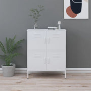 Storage cabinet 80x35x101.5 cm steel white