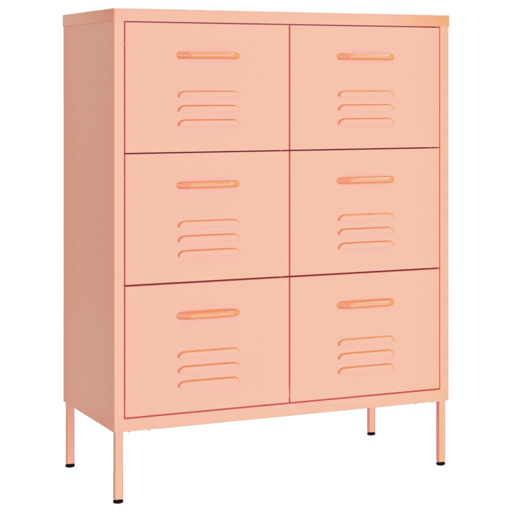 Ladekast 80X35X0,5 Cm Staal Roze