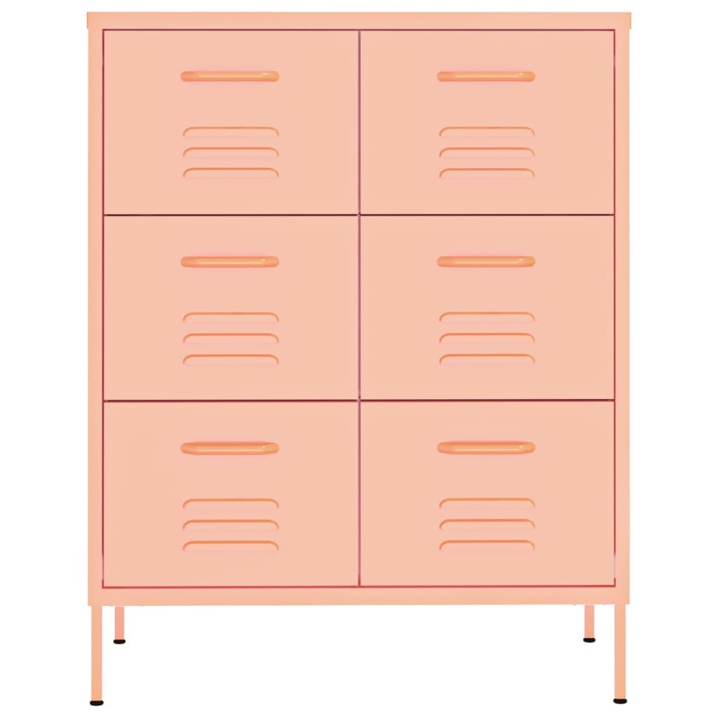 Ladekast 80X35X0,5 Cm Staal Roze