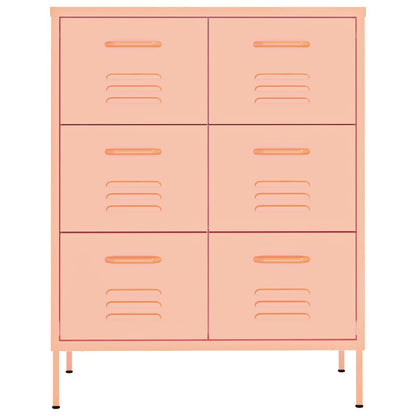 Ladekast 80X35X0,5 Cm Staal Roze