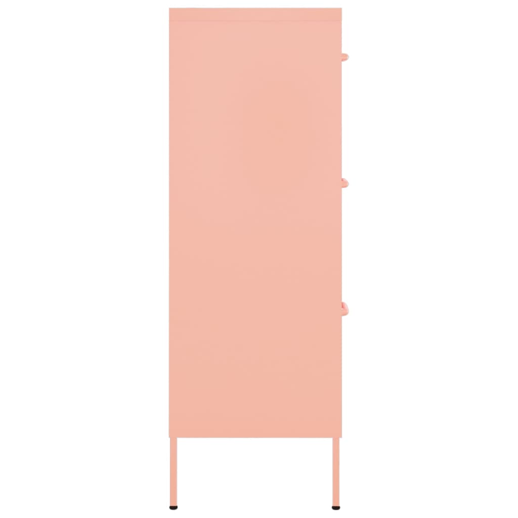 Ladekast 80X35X0,5 Cm Staal Roze