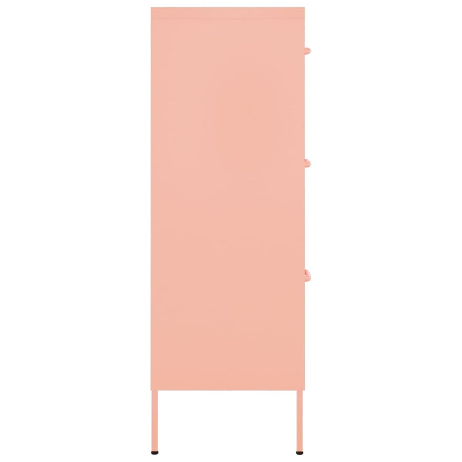 Ladekast 80X35X0,5 Cm Staal Roze