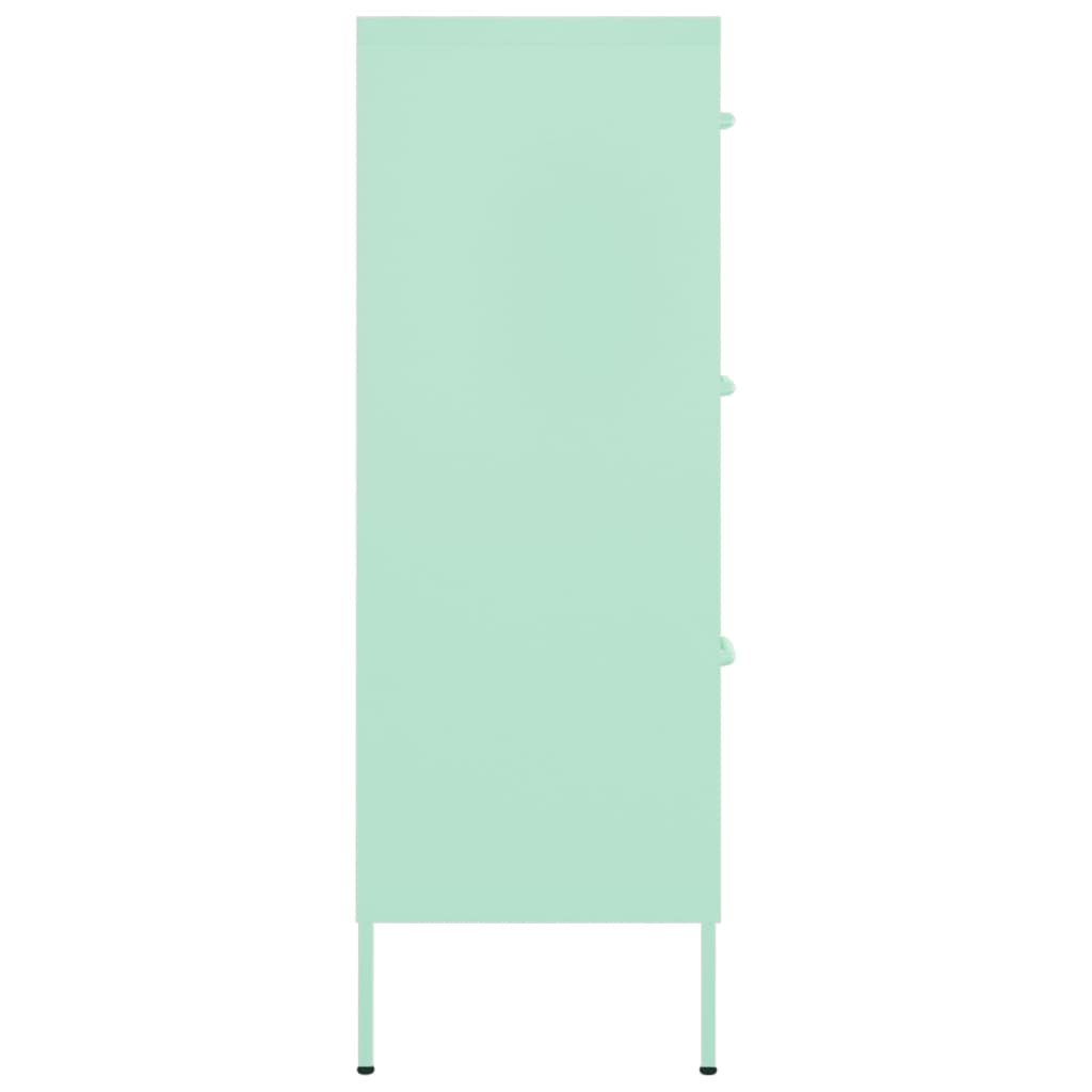 Ladekast 80X35X0,5 Cm Staal Mint Mintgroen