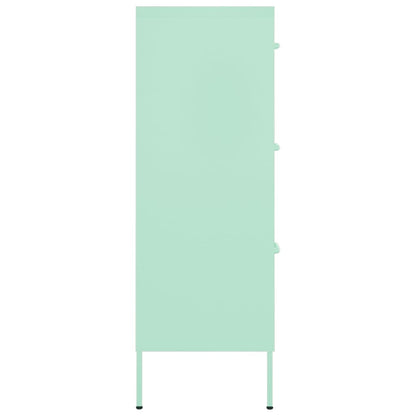 Ladekast 80X35X0,5 Cm Staal Mint Mintgroen