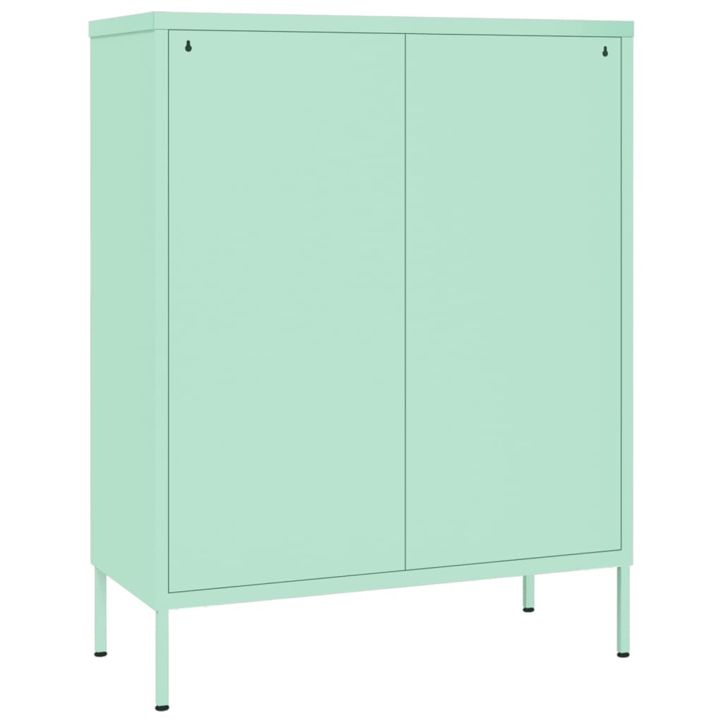 Ladekast 80X35X0,5 Cm Staal Mint Mintgroen