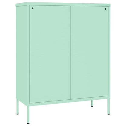 Ladekast 80X35X0,5 Cm Staal Mint Mintgroen