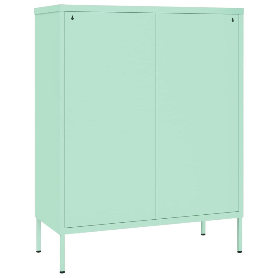 Ladekast 80X35X0,5 Cm Staal Mint Mintgroen