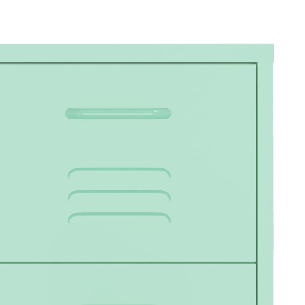 Ladekast 80X35X0,5 Cm Staal Mint Mintgroen