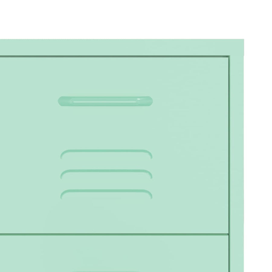 Ladekast 80X35X0,5 Cm Staal Mint Mintgroen