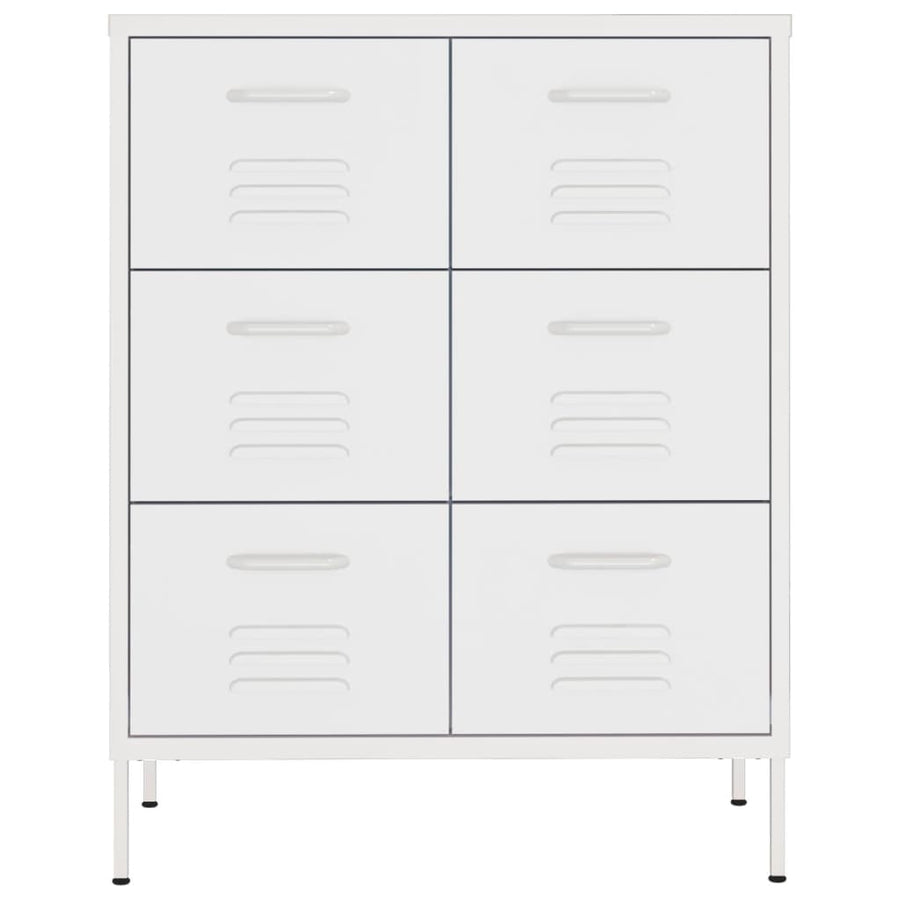Ladekast 80X35X0,5 Cm Staal Wit