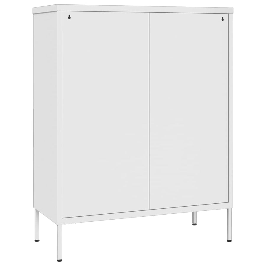 Ladekast 80X35X0,5 Cm Staal Wit