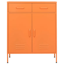 Opbergkast 80X35X0,5 Cm Staal Oranje orange