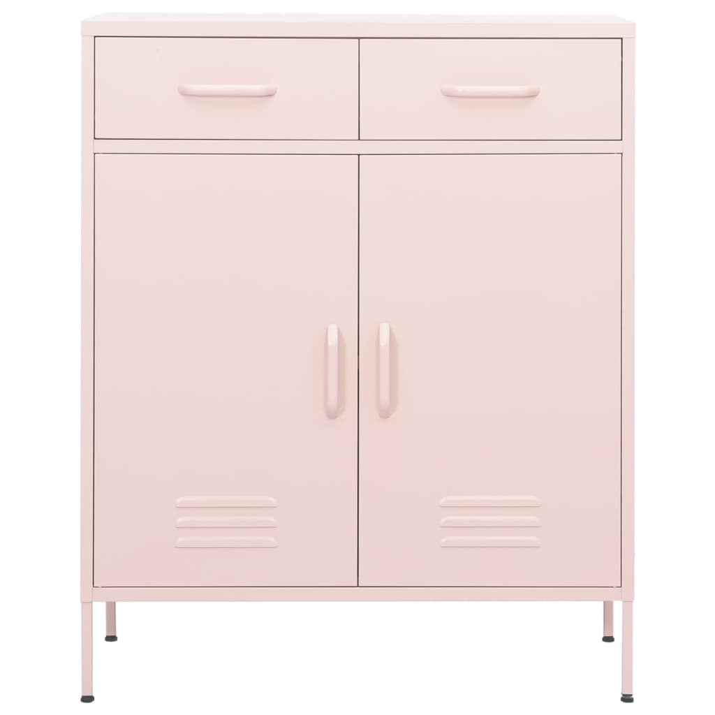 Opbergkast 80X35X0,5 Cm Staal Roze