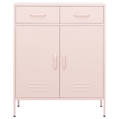 Opbergkast 80X35X0,5 Cm Staal Roze