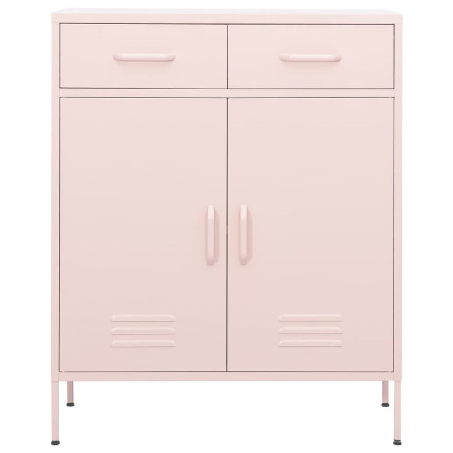 Opbergkast 80X35X0,5 Cm Staal Roze
