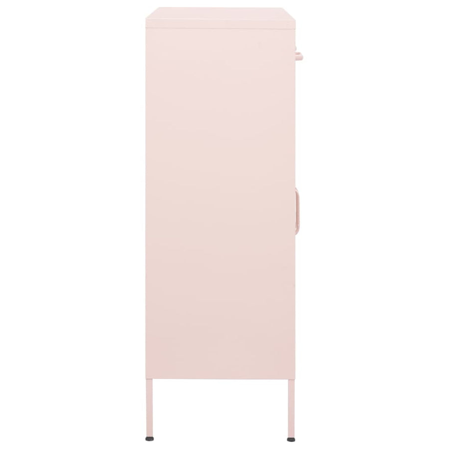 Opbergkast 80X35X0,5 Cm Staal Roze