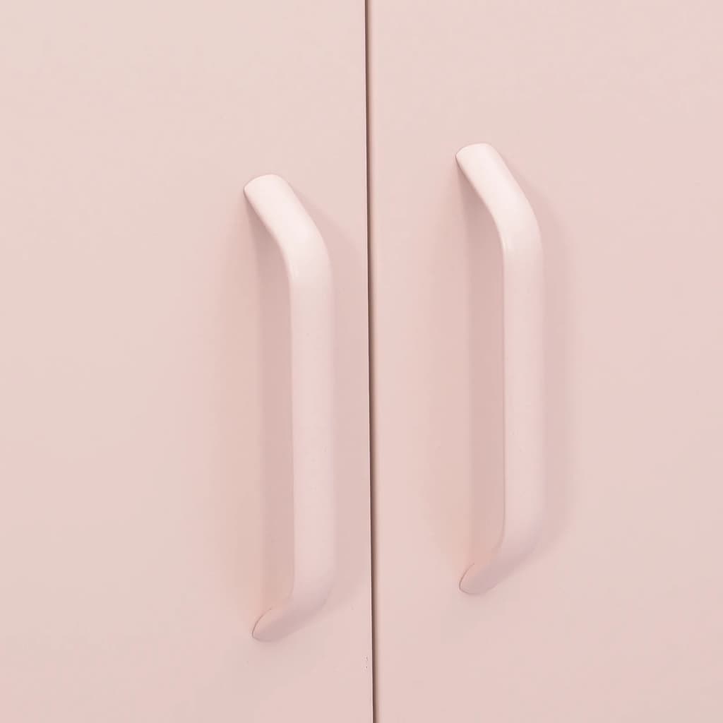 Opbergkast 80X35X0,5 Cm Staal Roze
