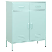 Opbergkast 80x35x101,5 cm staal mintgroen