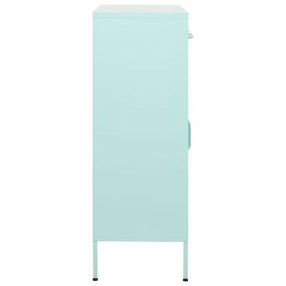 Opbergkast 80X35X0,5 Cm Staal Mint Mintgroen