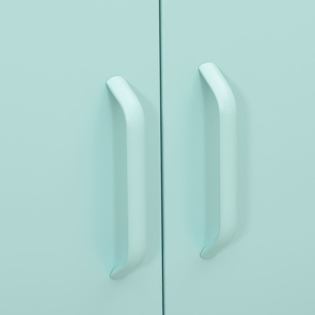 Opbergkast 80X35X0,5 Cm Staal Mint Mintgroen