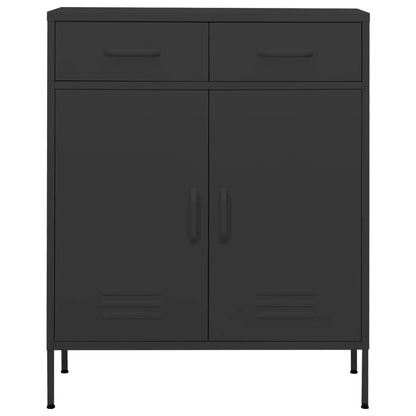 Opbergkast 80X35X0,5 Cm Staal Kleurig Antraciet