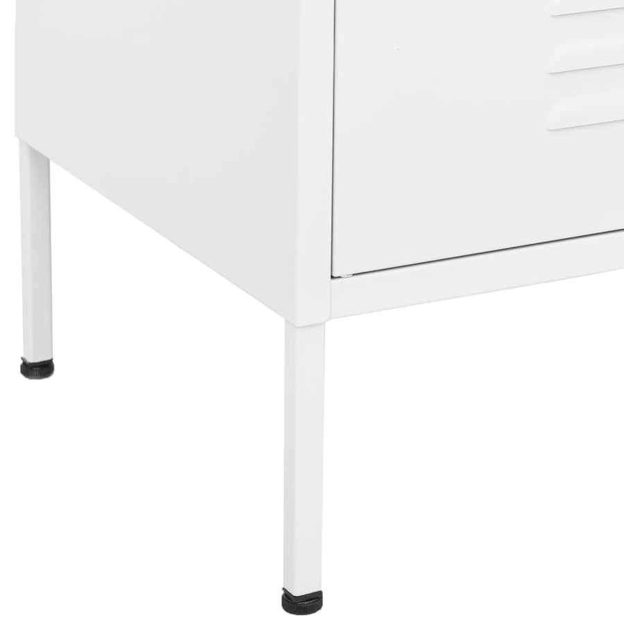 Opbergkast 80X35X0,5 Cm Staal Wit