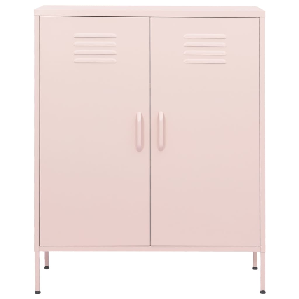 Opbergkast 80X35X0,5 Cm Staal Roze