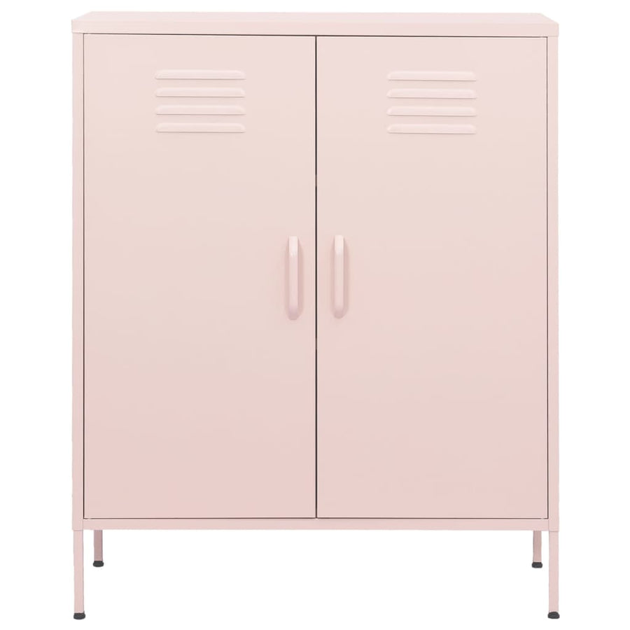 Opbergkast 80X35X0,5 Cm Staal Roze